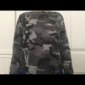 Camo long sleeve shirt